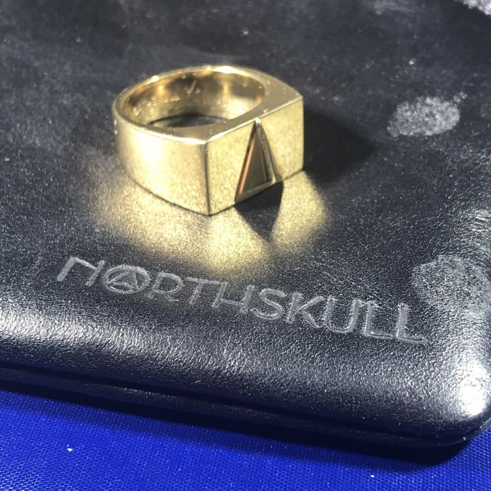 The Signit Ring in Gold by North Skull Men 10 1/2